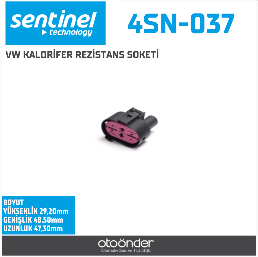 VW FAN KALORİFER REZİSTANS SOKETİ