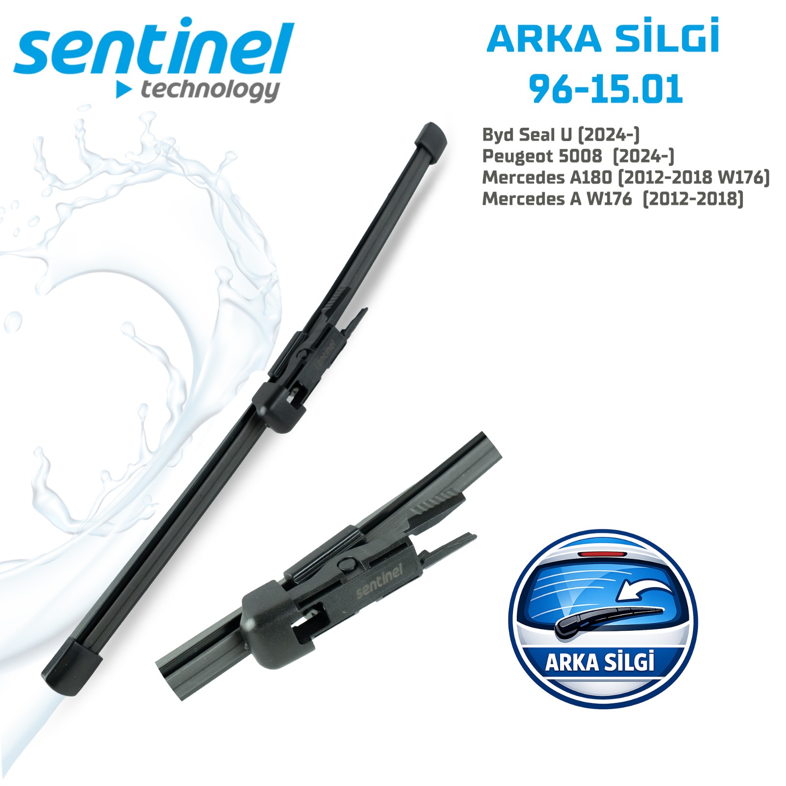 Arka Silgi Byd Seal U (2024-) Peugeot 5008 (2024-). Mercedes A180 (W176)