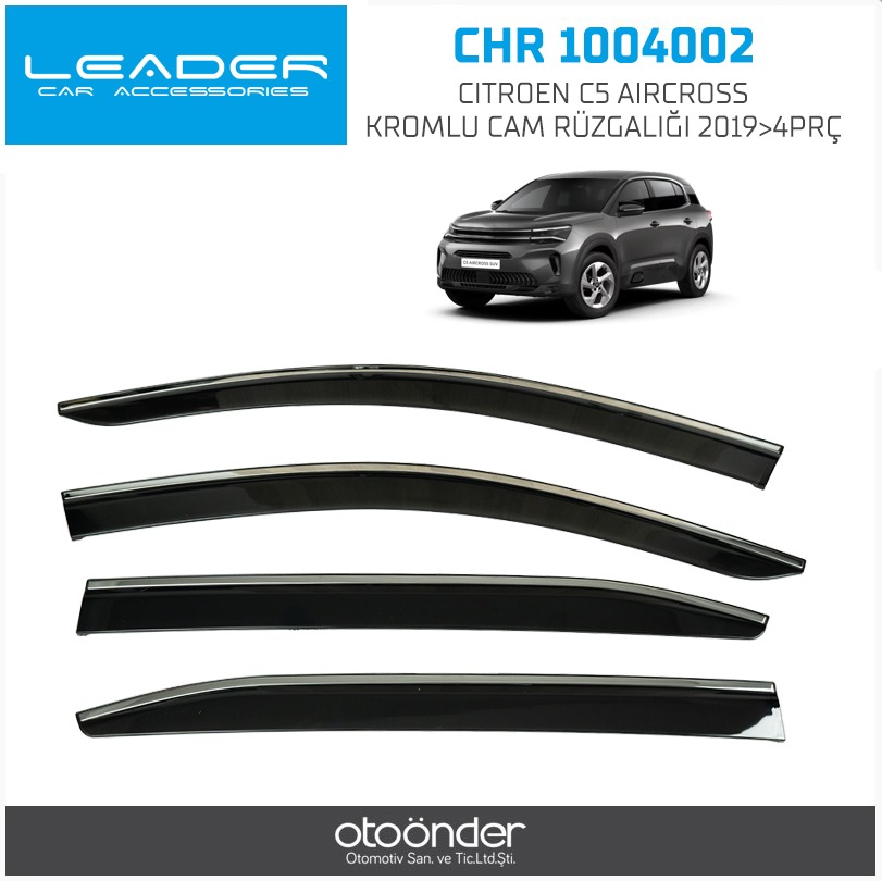 CITROEN C5 AIRCROSS KROMLU CAM RÜZGALIĞI 2019>4PRÇ