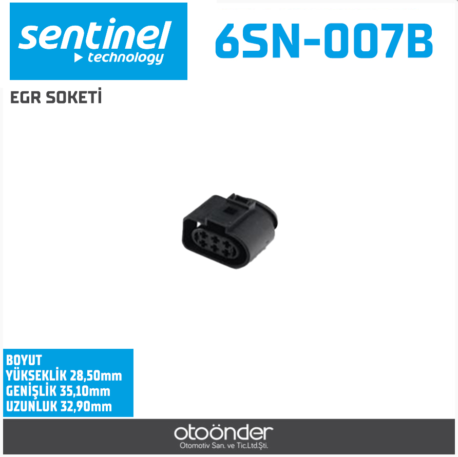 EGR VE OKSİJEN SENSÖR SOKETİ[AUDI / SEAT / SKODA/ VOLKSWAGEN]