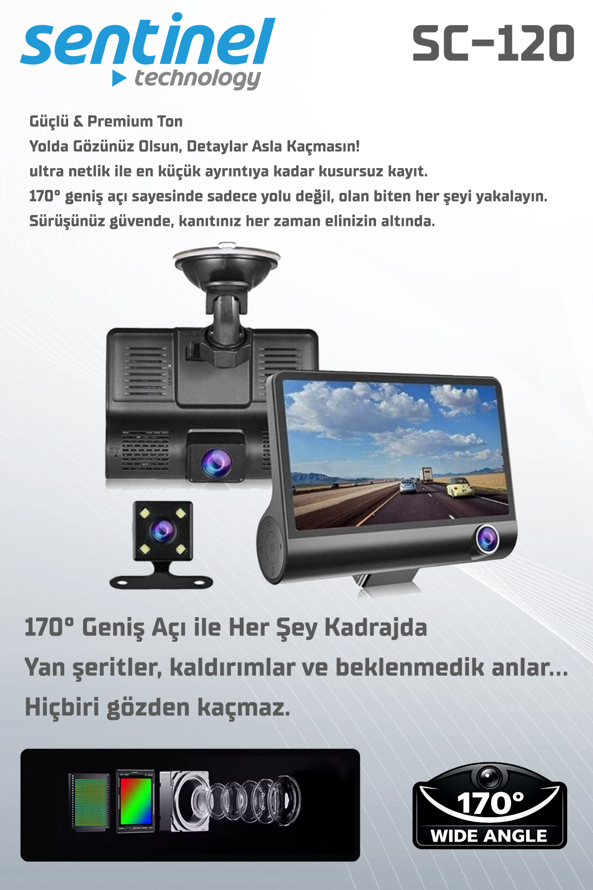 KAYIT CİHAZI  3 KAMERALI