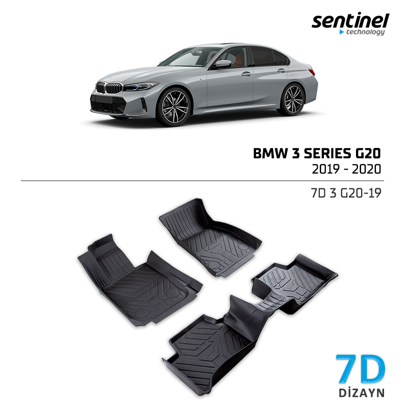 BMW 3 SERİSİ (G20) 2019-   7D PASPAS SİYAH