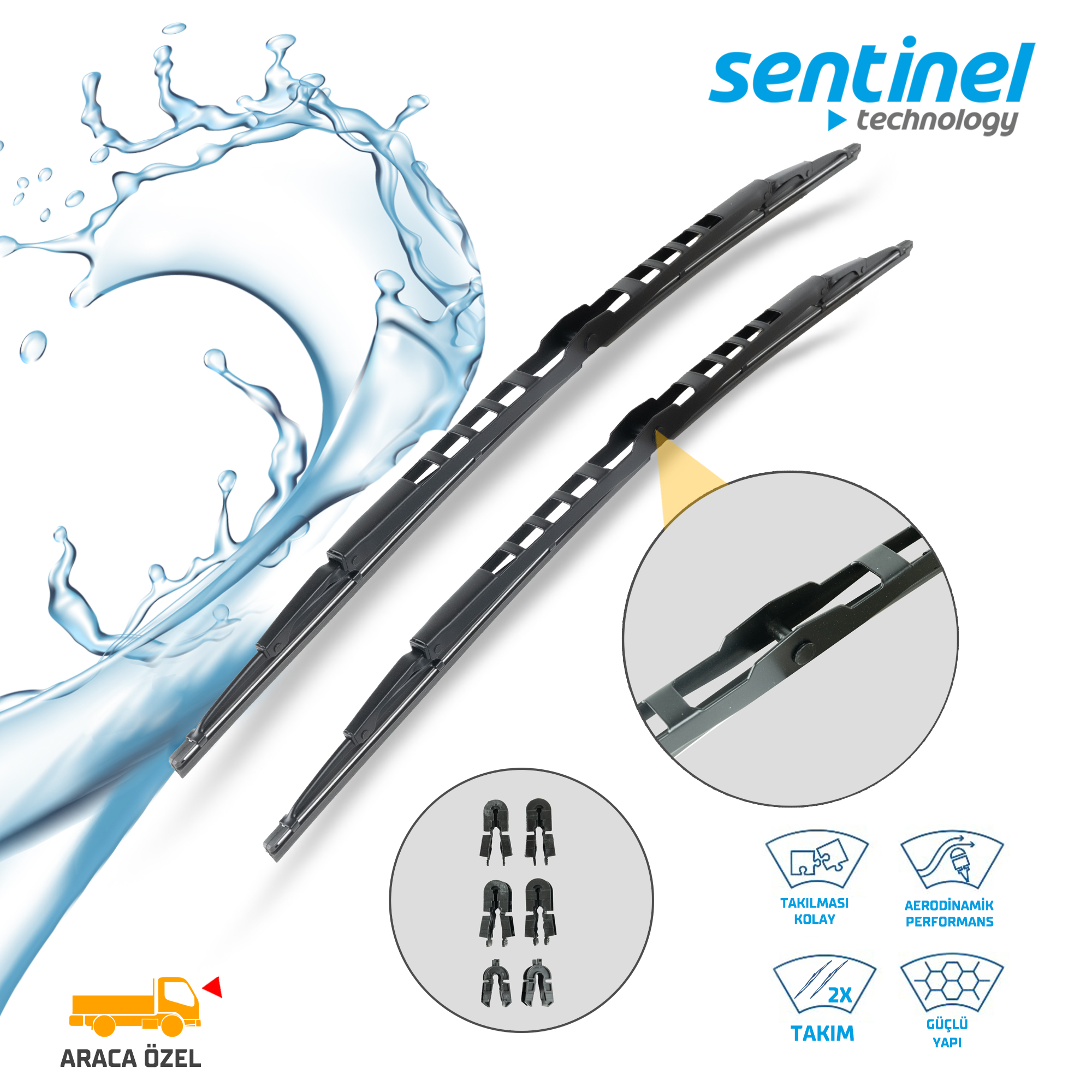 SİLECEK SÜPÜRGESİ MAN BUSSING F90-M90. TAKIM 600mm+600mm