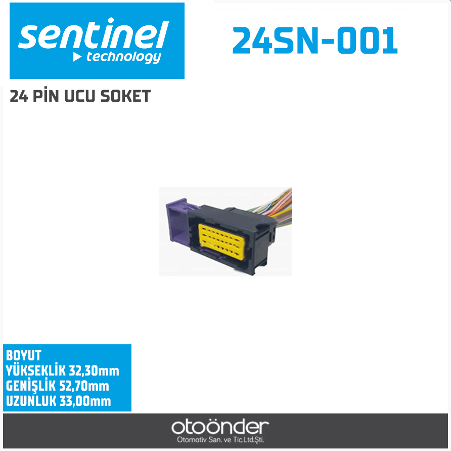 24 PİN UCU SOKET