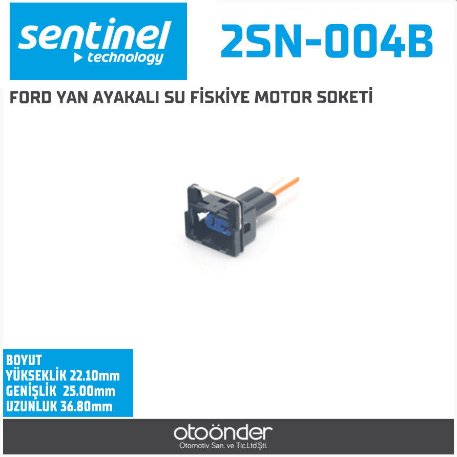 FORD YAN AYAKALI SU FİSKİYE MOTOR SOKETİ