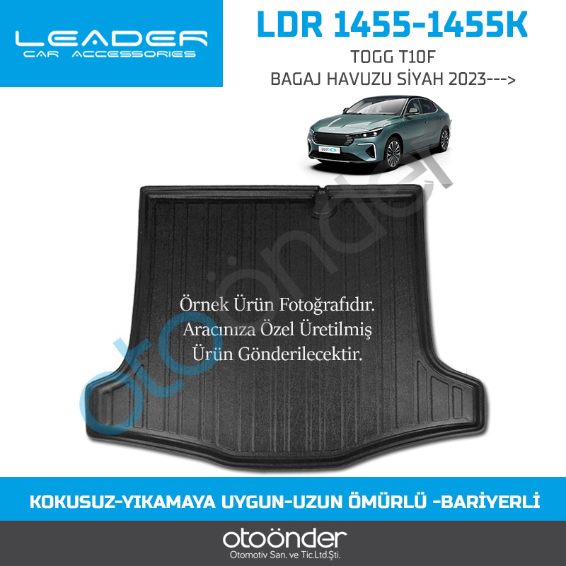 TOGG T10F  BAGAJ HAVUZU SİYAH 2023--->
