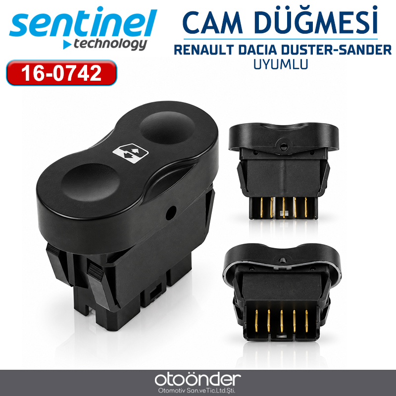 CAM ANAHTARI RENAULT DACIA DUSTER-SANDER 5 FİŞ