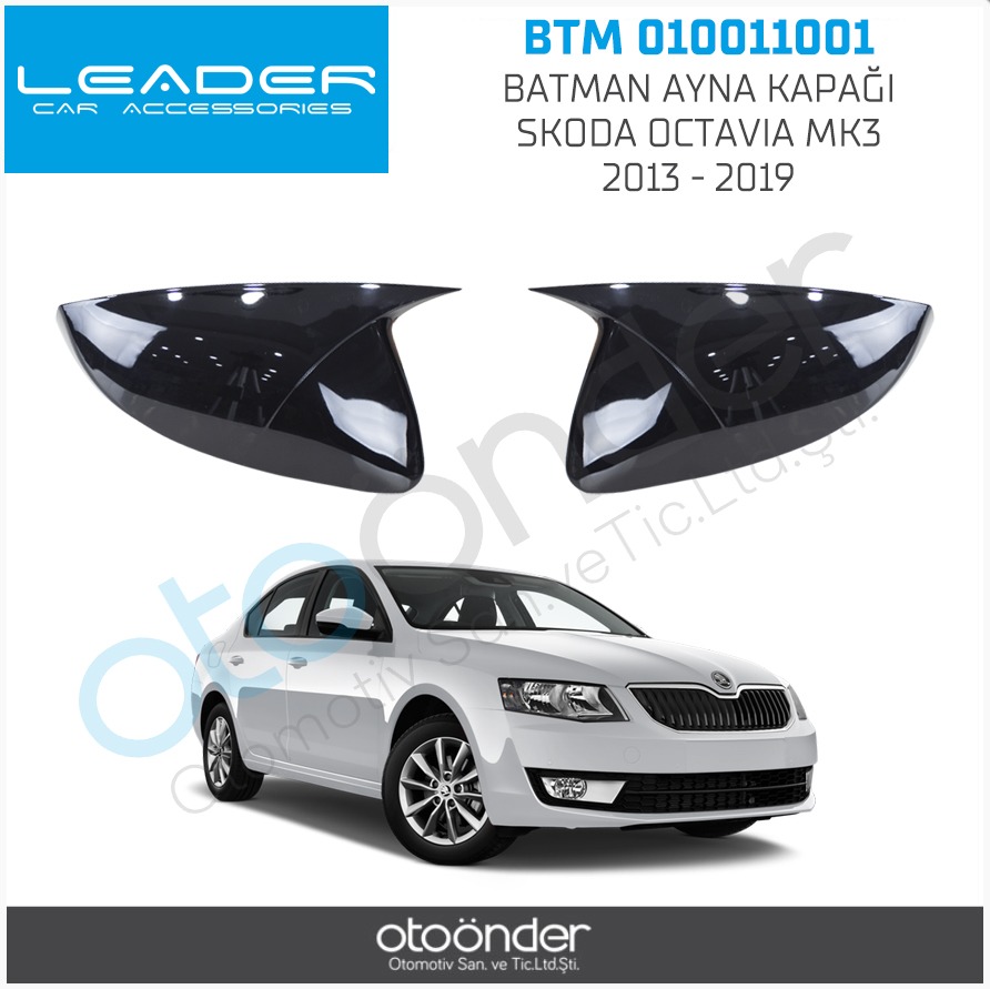 SKODA OCTAVIA MK3  BATMAN AYNA KAPAĞI  2013-2020(ENJEKSİYON BASKI)