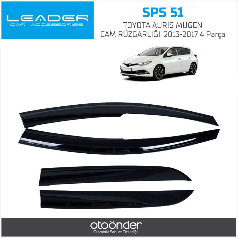 TOYOTA AURIS MUGEN CAM RÜZGARLIĞI. 2013-2017 4 Parça