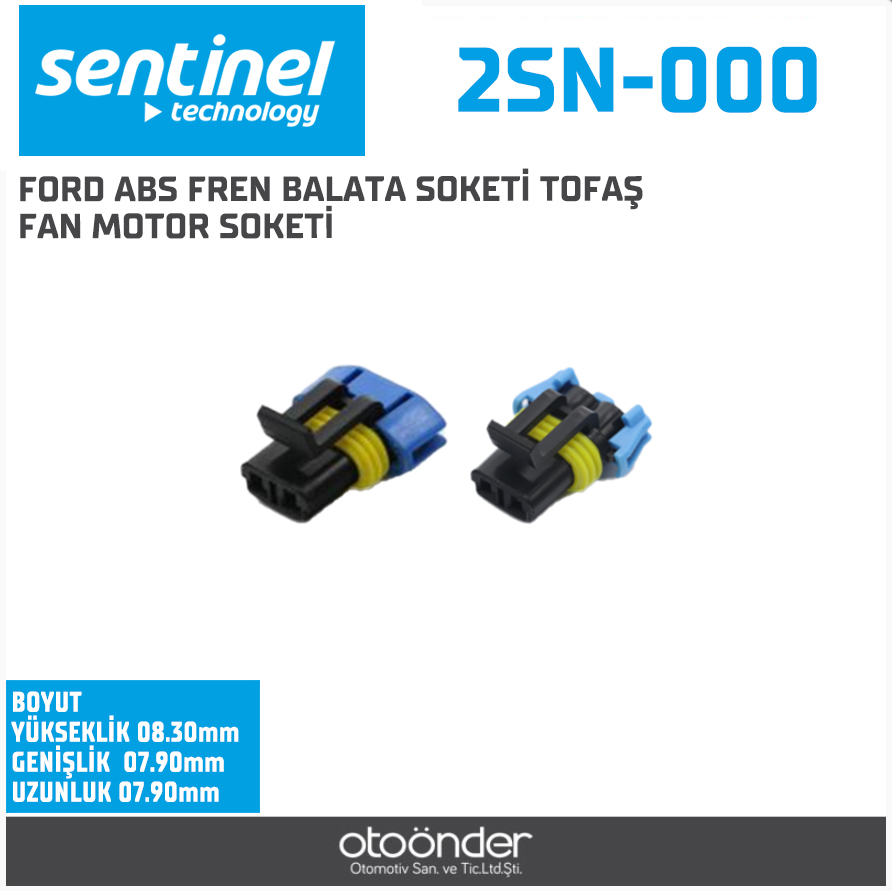 ABS FREN BALATA, FAN MOTOR, GERİ VİTESMÜŞÜR. SOKETİ [DİŞİ]
