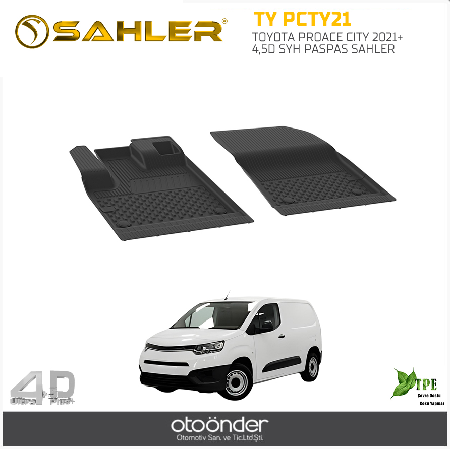 TOYOTA PROACE CITY 2021+ 4,5D SYH PASPAS SAHLER