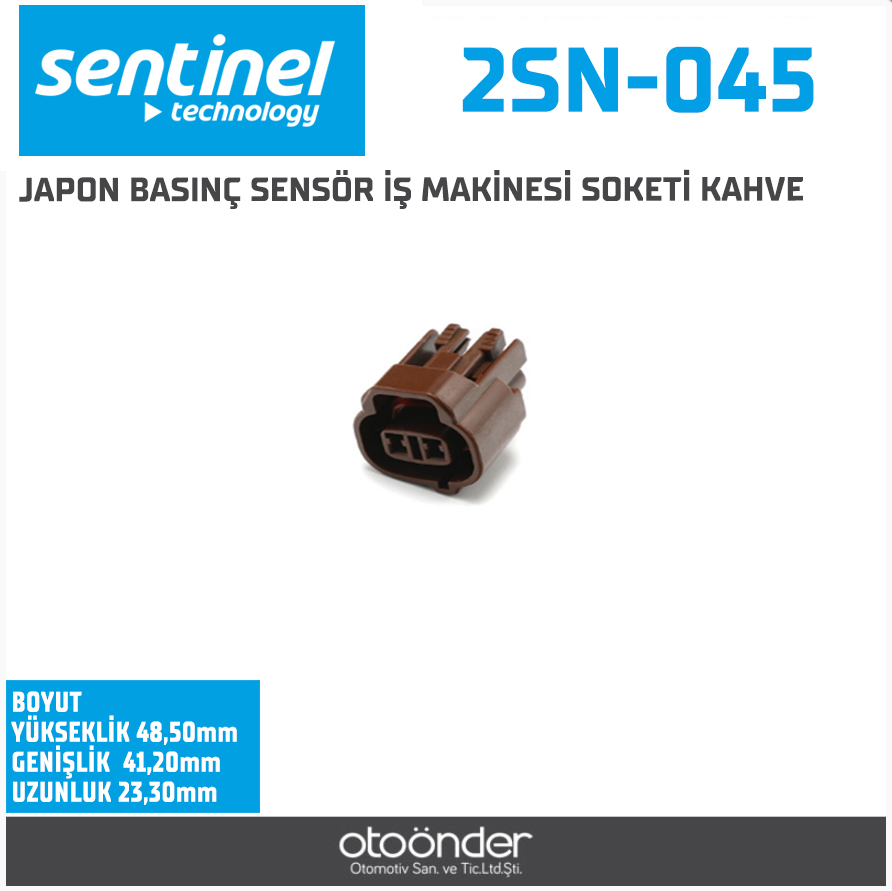 JAPON BASINÇ SENSÖR İŞ MAKİNESİ SOKETİ KAHVE