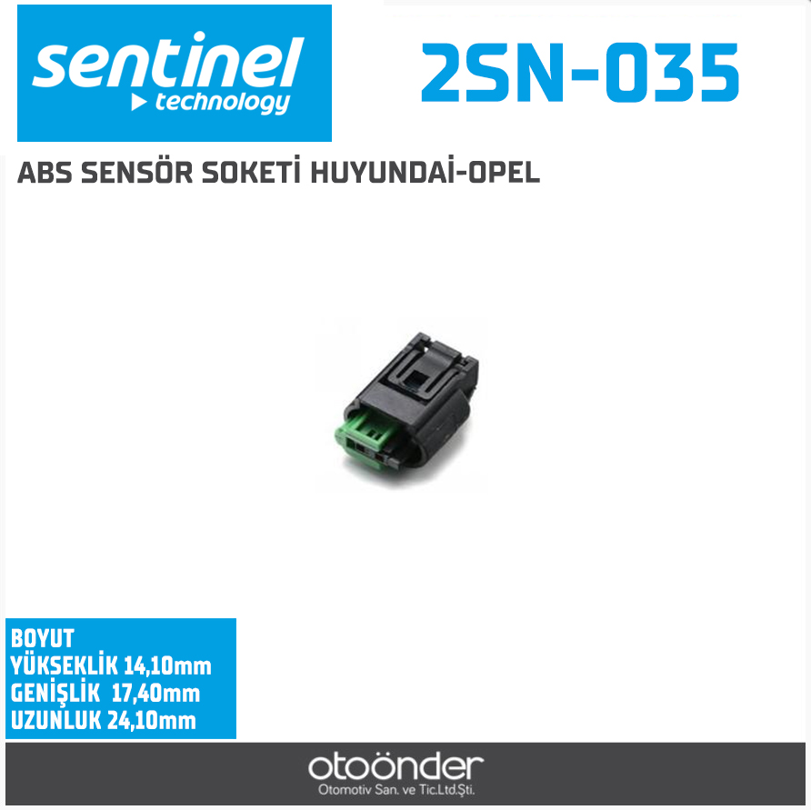 ABS SENSÖR, VE HARARET MÜŞÜRÜ SOKETİ HUYUNDAI OPEL. BMW MERCEDES