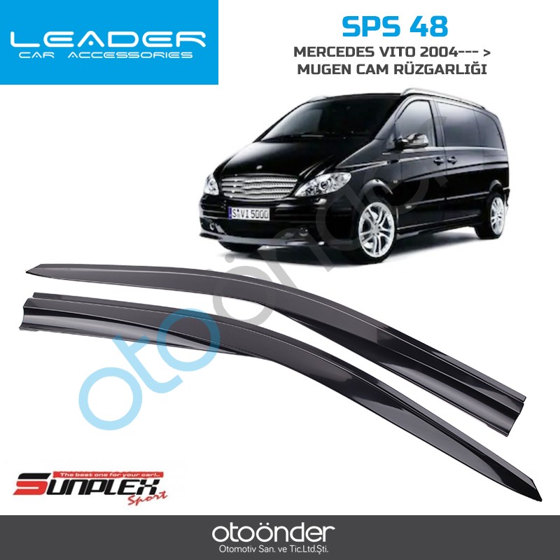 MERCEDES VITO MUGEN CAM RÜZGARLIĞI 2004-2024 4Parç