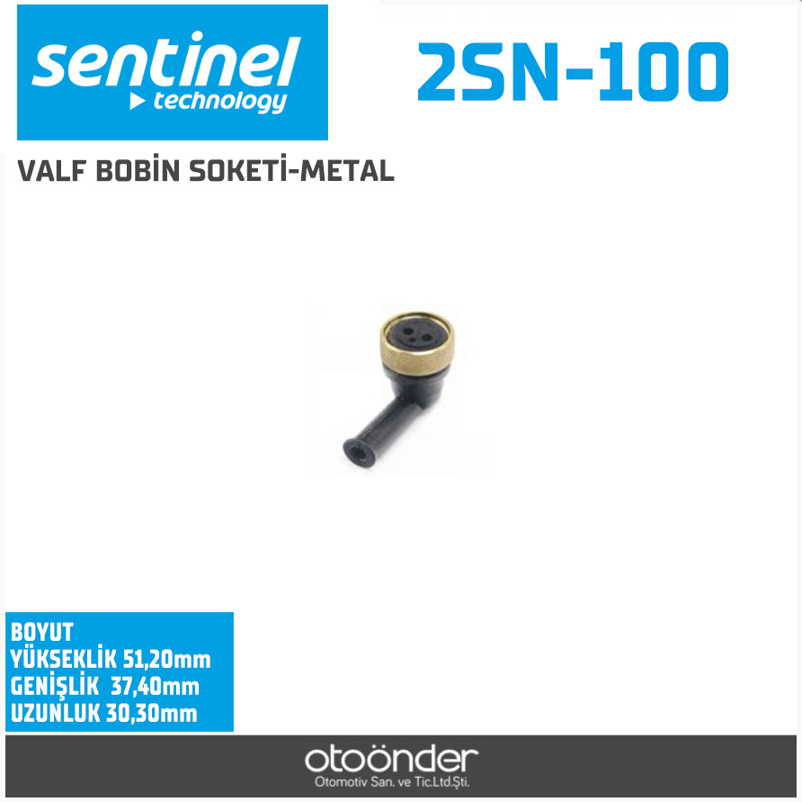 VALF BOBİN SOKETİ-METAL
