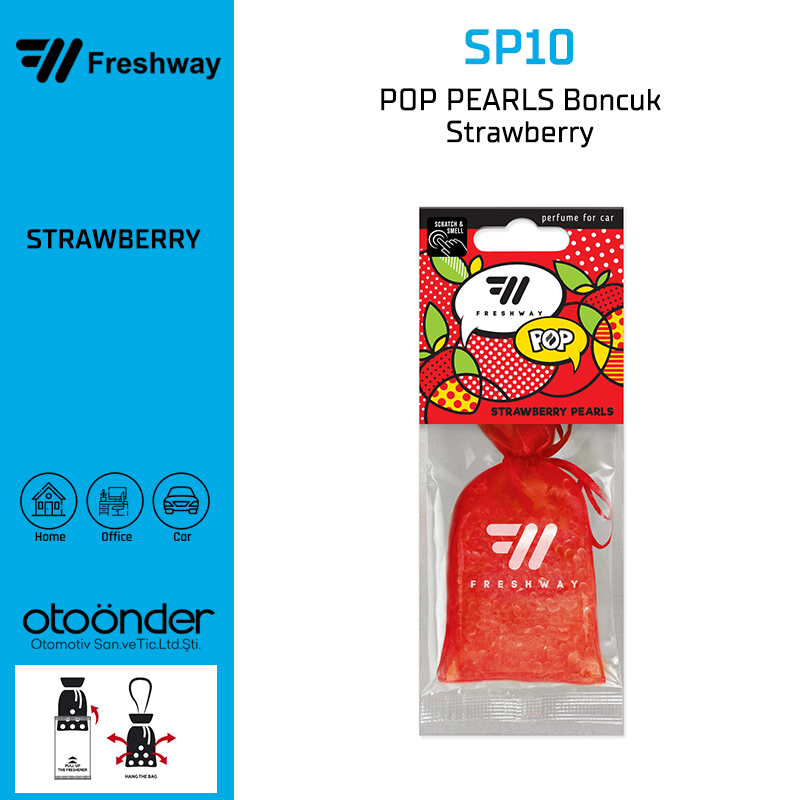 POP PEARLS Boncuk Koku StrawberryFresh Way