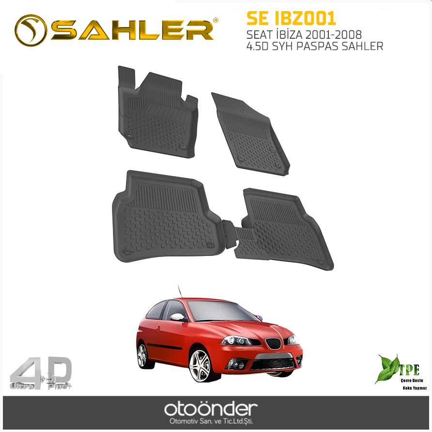 SEAT İBİZA 2001-2008 4.5D SYH PASPAS SAHLER