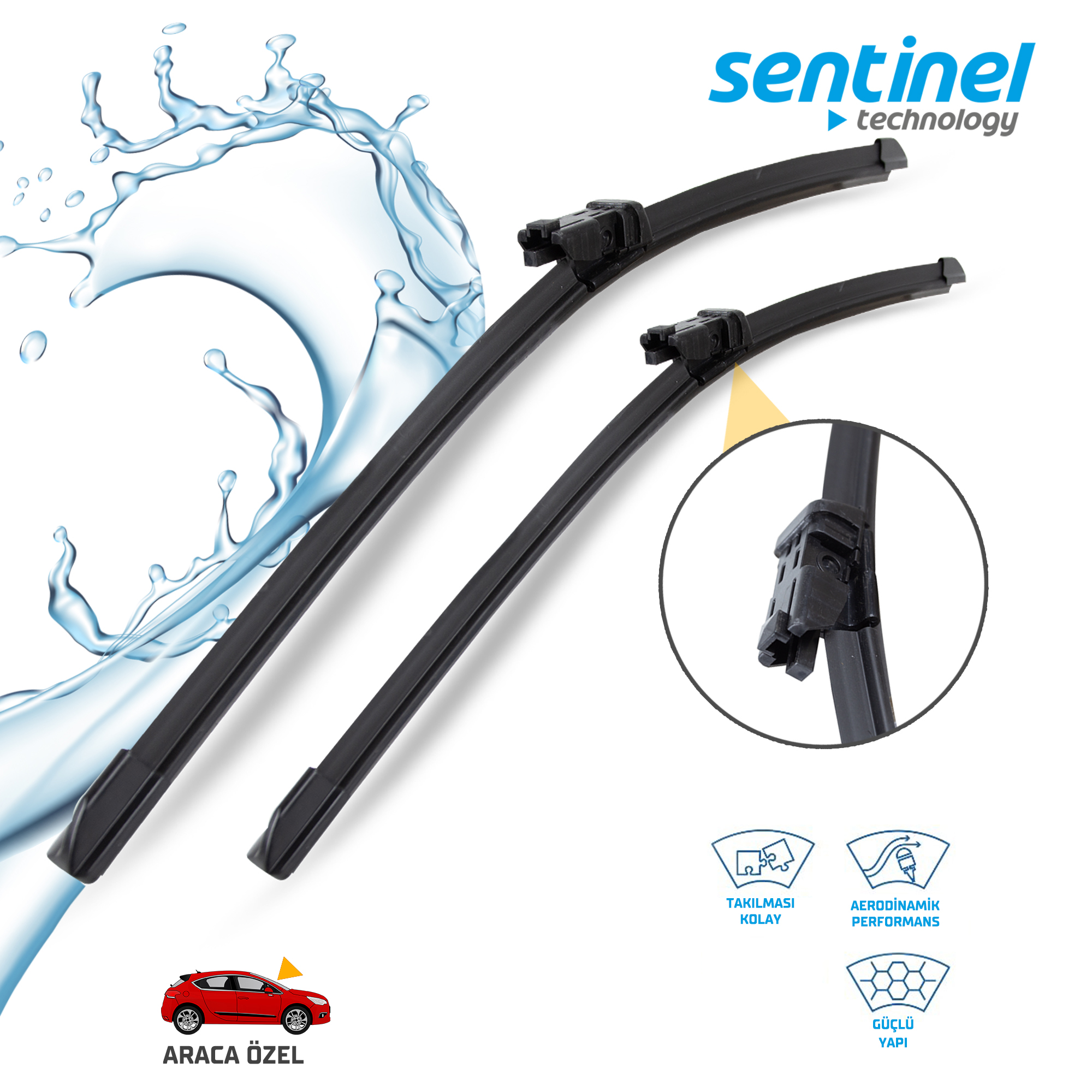 SÜPÜRGE TK ÖN RENAULT TRAFİK-1 (2014->),, 26"+19"FORD MONDEO 2007-2014, OPEL VIVARO 2014->, VOLVO (C70-2006->,,V40 2012->),, 26"+19"