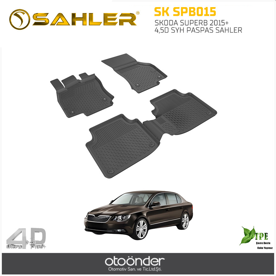 SKODA SUPERB 2015-2023  4,5D SYH PASPAS SAHLER