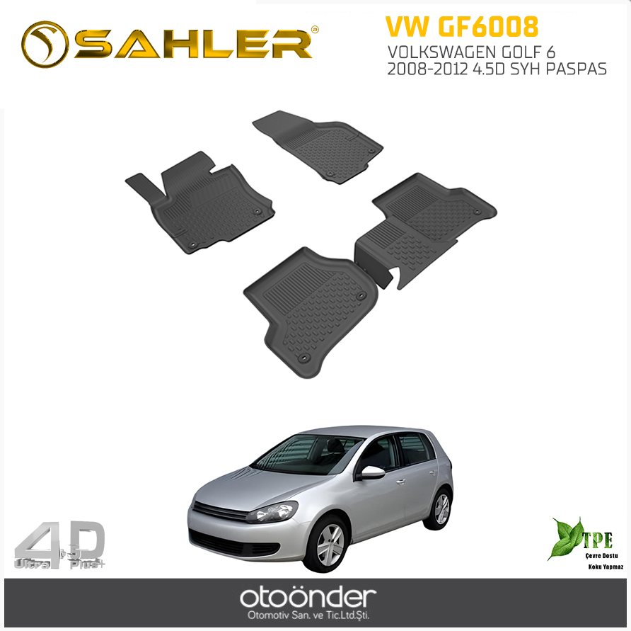 VOLKSWAGEN GOLF 6 2008-2012 4.5D SYH PASPAS SAHLER