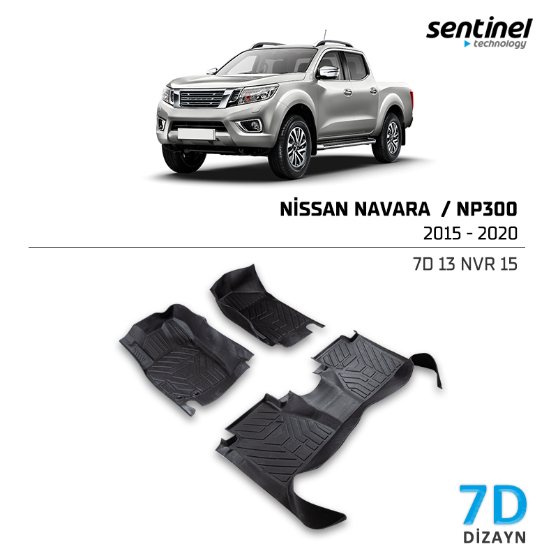 NİSSAN NAVARA/NP300 2015-2020 7D PASPAS SİYAH