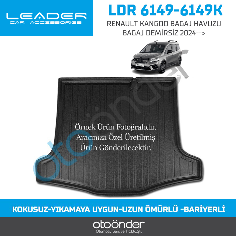 RENAULT KANGOO BAGAJ HAVUZU BAGAJ DEMİRSİZ 2024-->