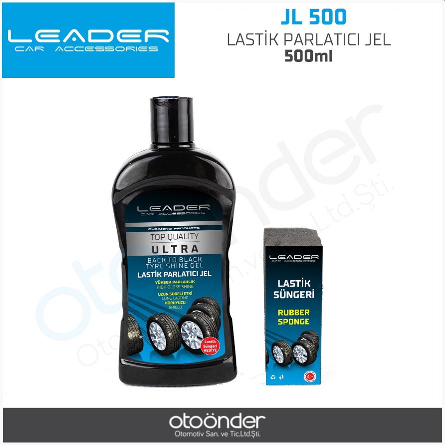 LEADER LASTİK PARLATICI  JEL 500ml