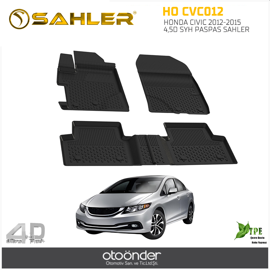 HONDA CIVIC 2012-2015 4,5D SYH PASPAS SAHLER