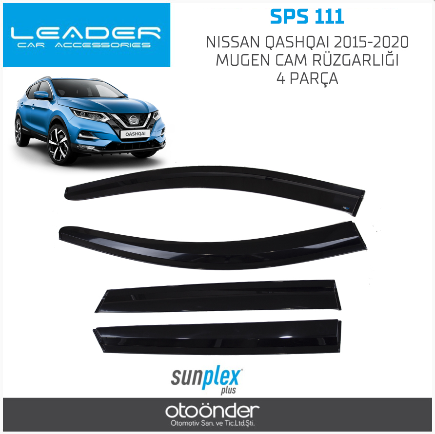 NISSAN QASHQAI MUGEN CAM RÜZGARLIĞI 2015-2021. 4 PARÇA