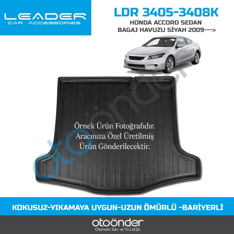 HONDA ACCORD SEDAN BAGAJ HAVUZU SİYAH 2009-2020