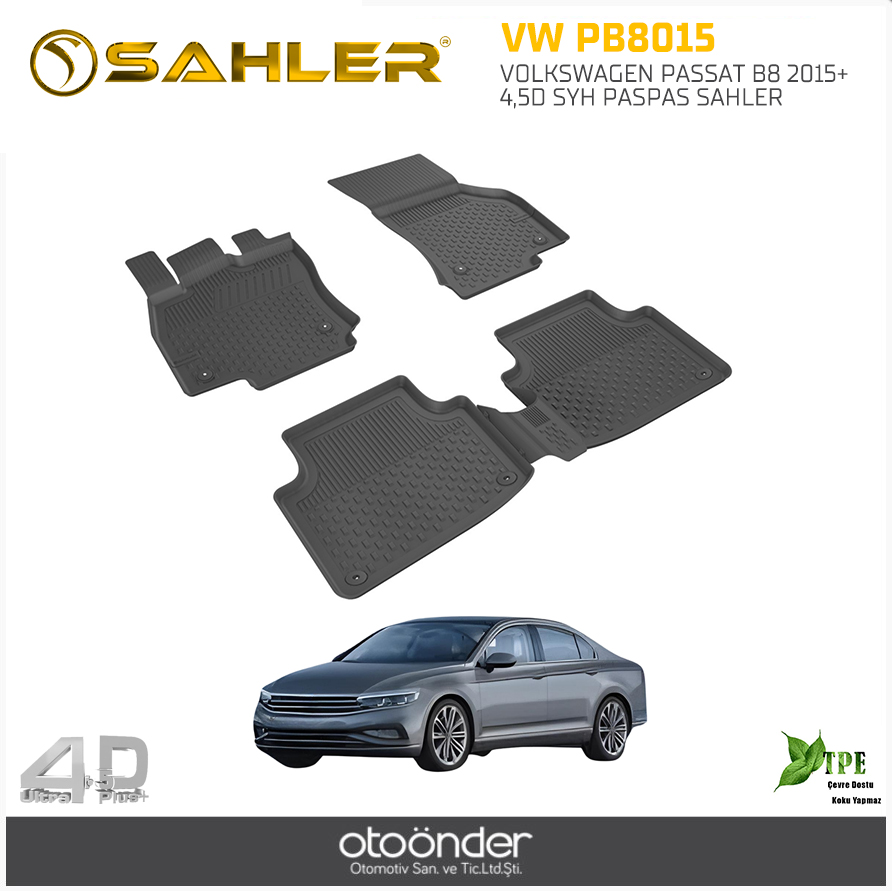 VOLKSWAGEN PASSAT B8 2015+ 4,5D SYH PASPAS SAHLER