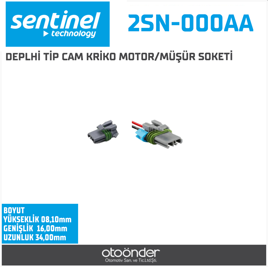 DEPLHİ TİP CAM KRİKO MOTOR/MÜŞÜR SOKETİ