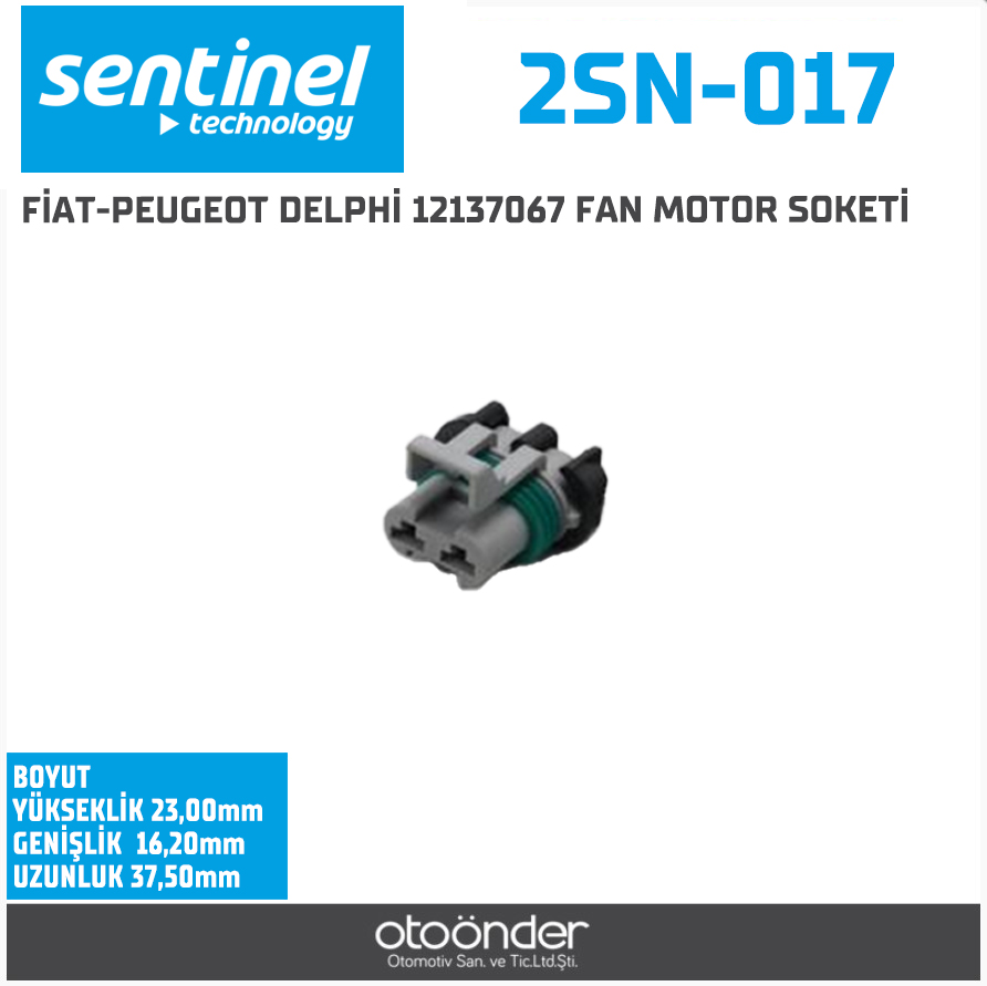 FİAT-PEUGEOT DELPHİ 12137067 FAN MOTOR SOKETİ