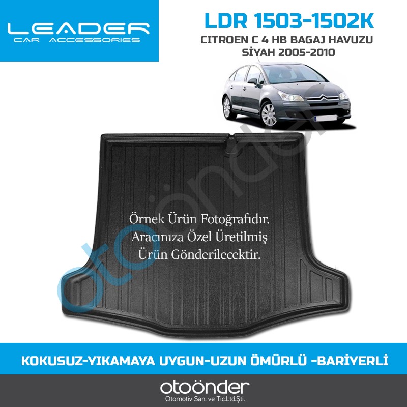 CITROEN C 4 HB BAGAJ HAVUZU SİYAH 2005-2010