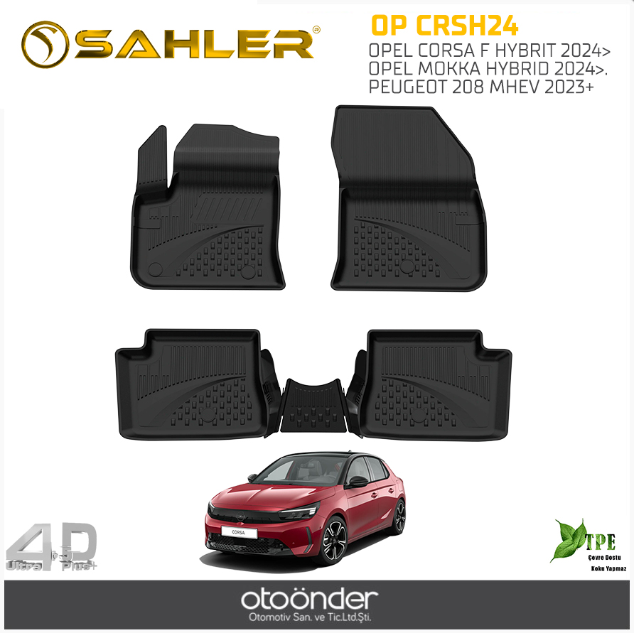 OPEL CORSA F HYBRIT  2024> OPEL MOKKA HYBRID 2024>.  PEUGEOT 208 MHEV 2023+  UYUMLU) 4,5D SYH PASPAS SAHLER