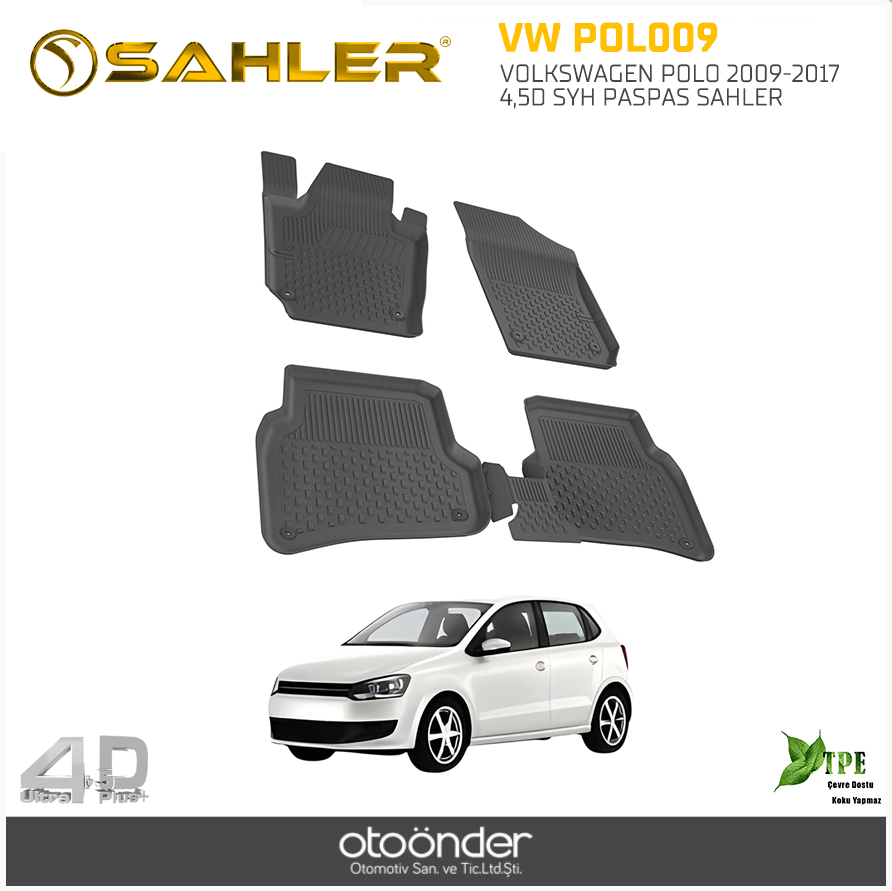 VOLKSWAGEN POLO 2009-2017 4,5D SYH PASPAS SAHLER