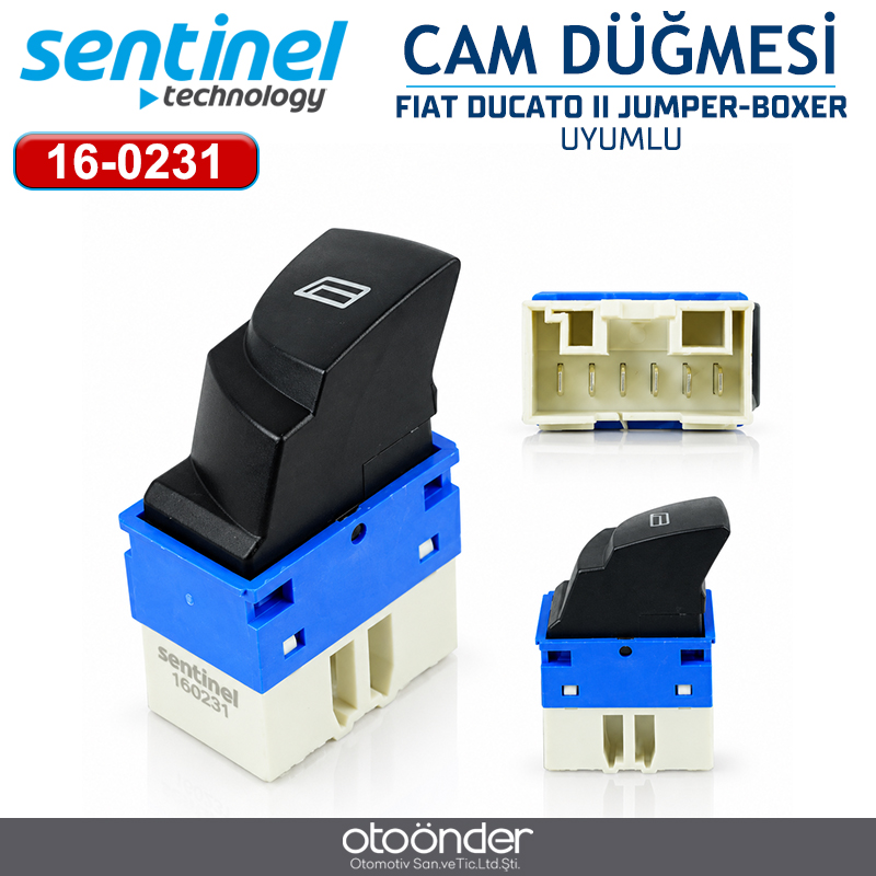 CAM ANAHTARI FIAT DUCATO II JUMPER-BOXER SAĞ MAVİ6 FİŞ