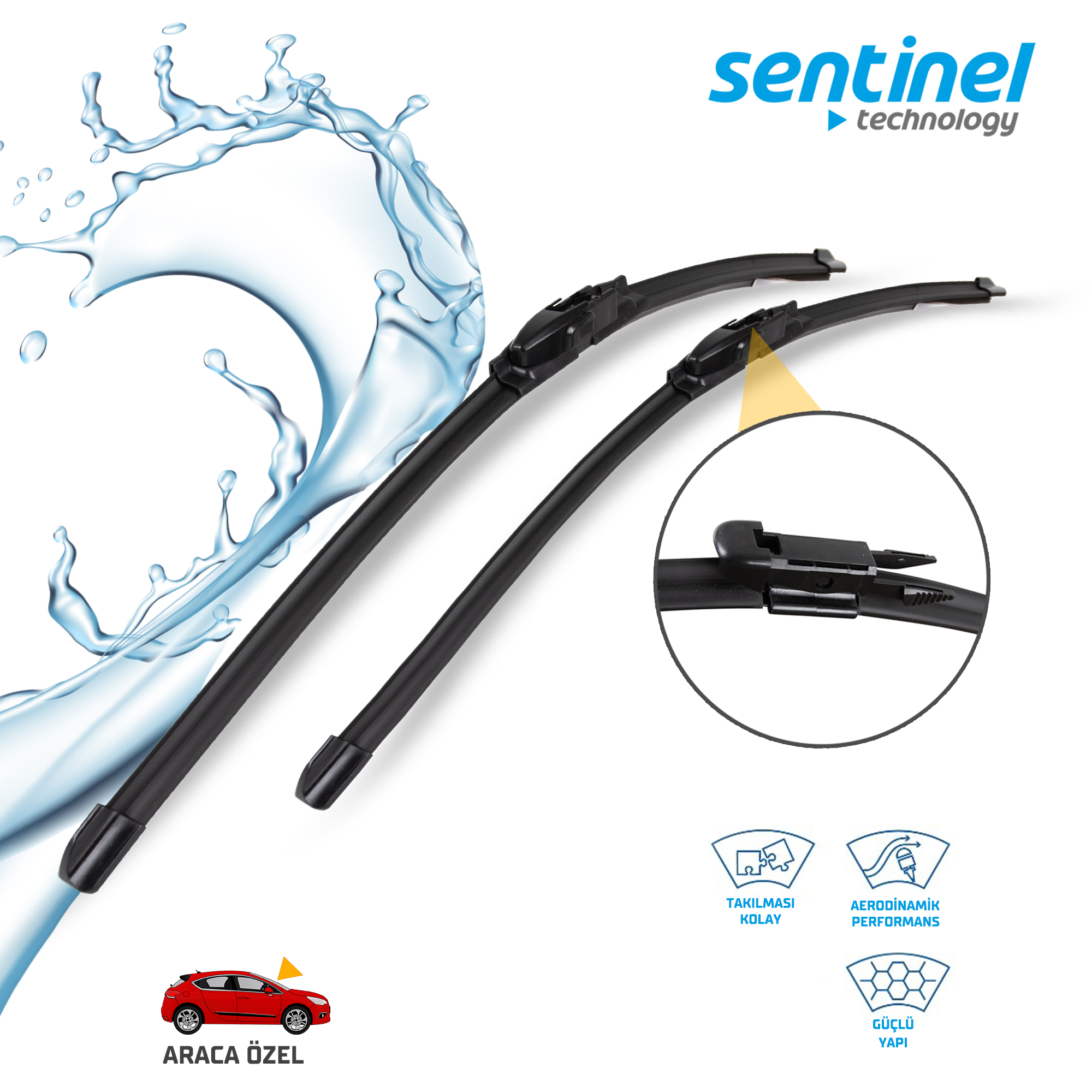 SÜPÜRGE TK ÖN NISSAN QASHQAI 2007-2014,, 24"+15"