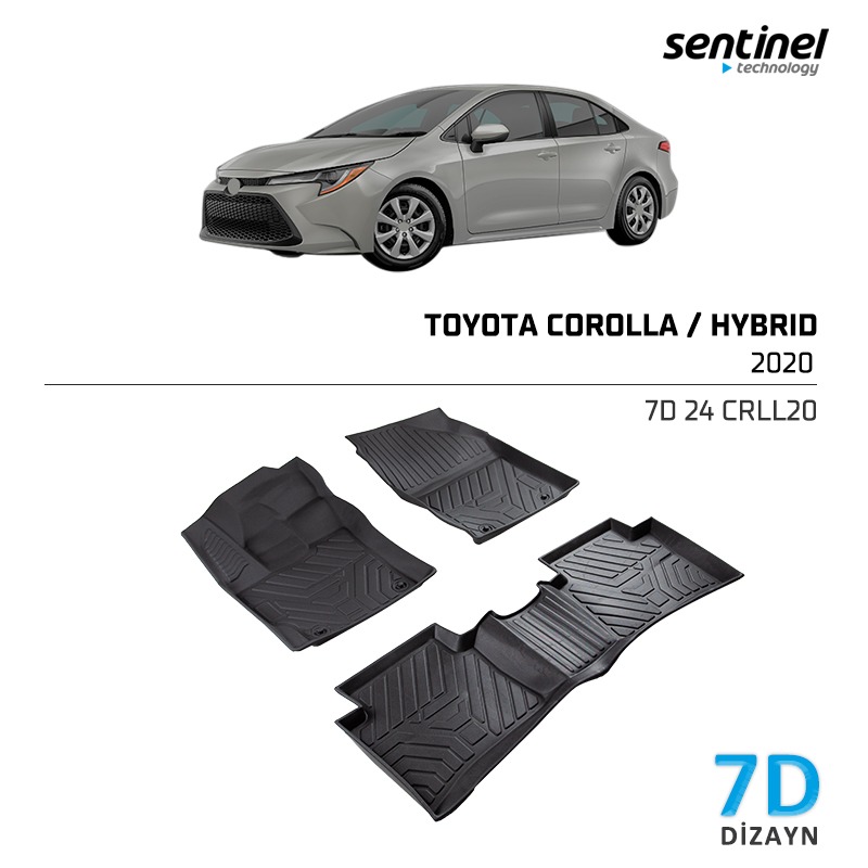 COROLLA 2020 SONRASI 7D PASPAS SİYAH