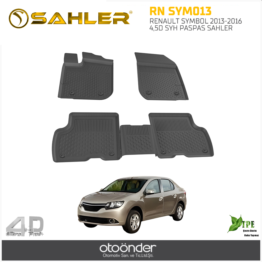 RENAULT SYMBOL 2013-2016 4,5D SYH PASPAS SAHLER