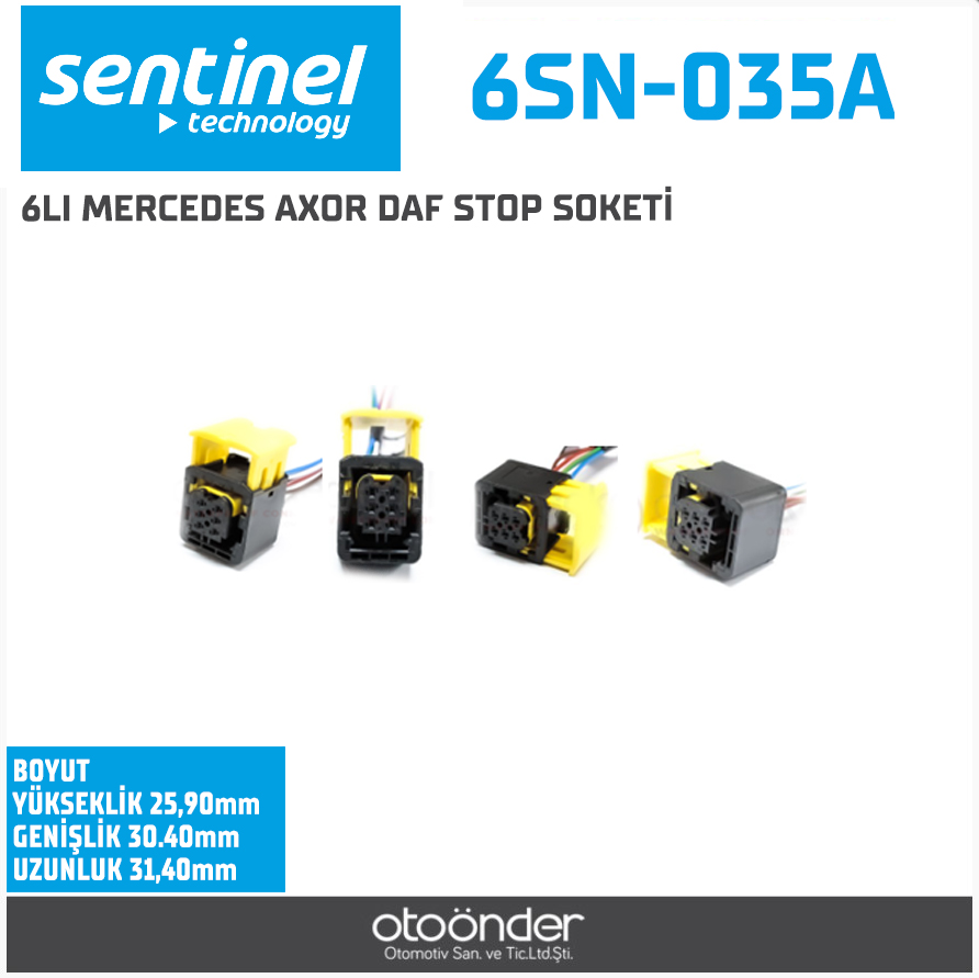 STOP SOKETİ AĞIR VASITA MERCEDES AXOR / DAF / VOLVO /RENAULT