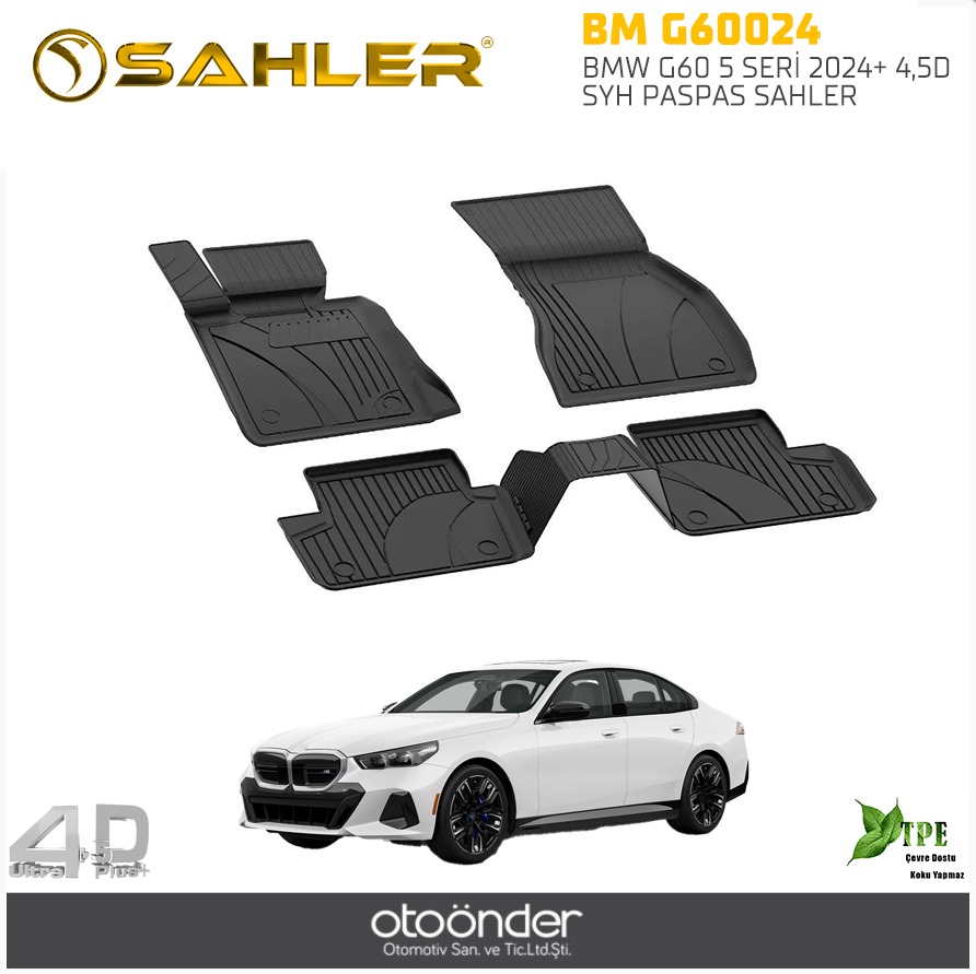 BMW G60 5 SERİ 2024+ 4,5D SYH PASPAS SAHLER