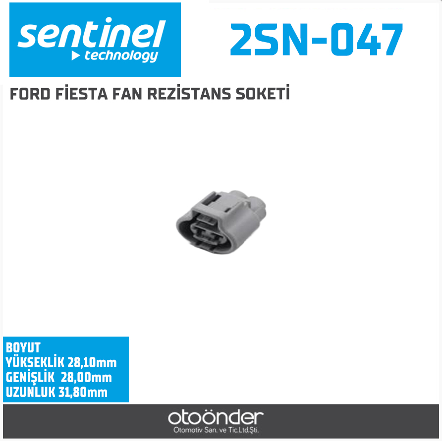 FAN REZİSTANS SOKETİ[FORD]