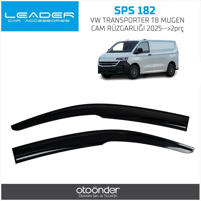 VW TRANSPORTER T8 MUGEN CAM RÜZGARLIĞI 2025-->2prç