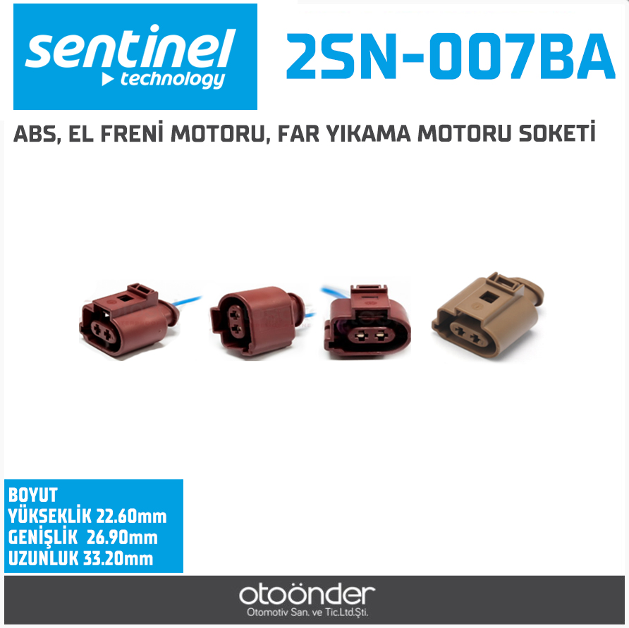 ABS, EL FRENİ MOTORU, FAR YIKAMA MOTORU SOKETİ