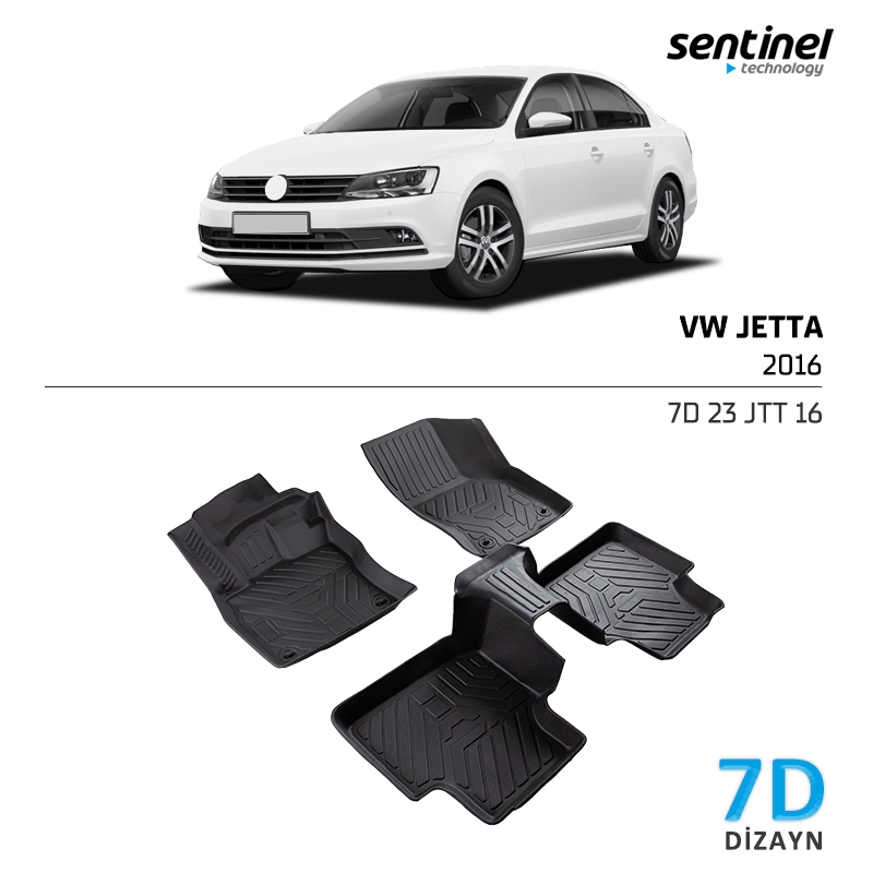 VOLKSWAGEN JETTA 2016  7D PASPAS SİYAH