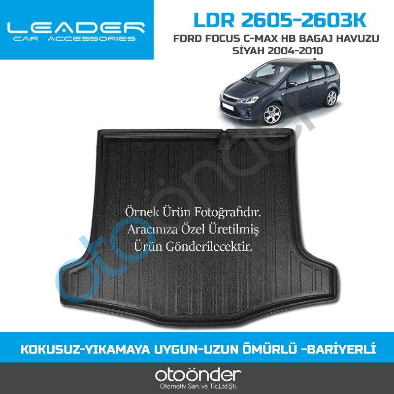FORD FOCUS C-MAX HB BAGAJ HAVUZU SİYAH 2004-2010