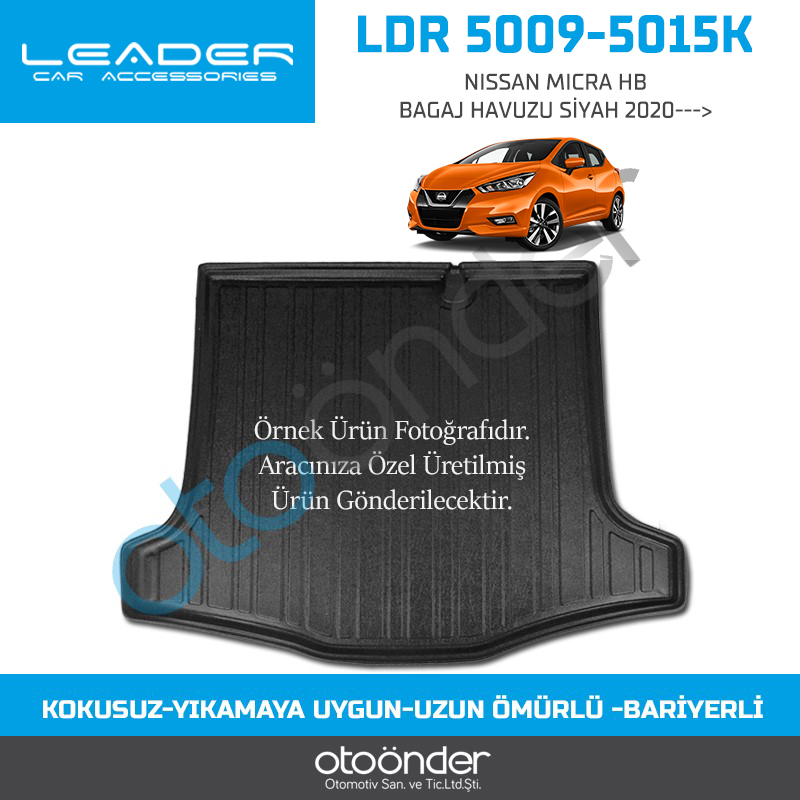 NISSAN MICRA HB BAGAJ HAVUZU SİYAH 2020--->