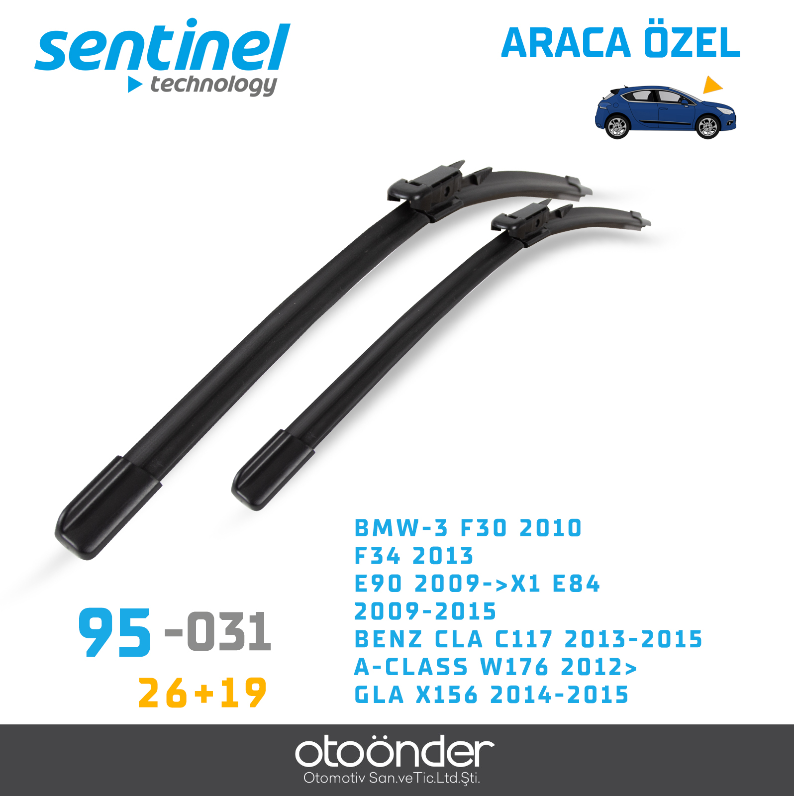 BMW 3 SERİSİ G20 2020 F30 2010 F34 (2013 ). E90 (2009-)  X1 (E84) 2009-2015 .BENZ CLA (C117) (2013-2015)...A-CLASS(W176) 2012-...GLA (X156) (2014-2015)