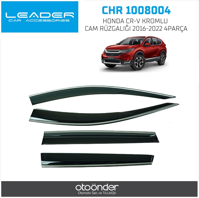 HONDA CR-V KROMLU CAM RÜZGALIĞI 2016-2022 4PARÇA